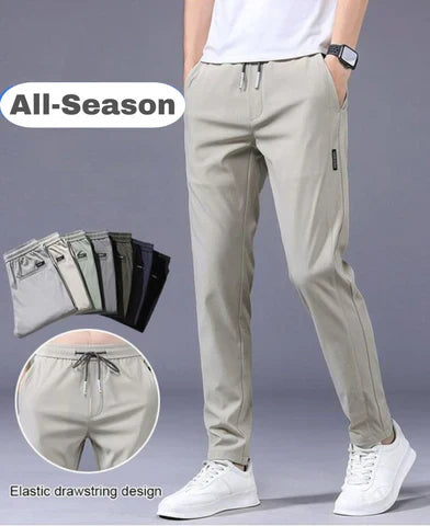 Men's Lycra Daily Wear TrackPants - Buy 1 Get 1 Free (Black + Grey)