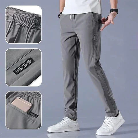 Men's Lycra Daily Wear TrackPants - Buy 1 Get 1 Free (Black + Grey)