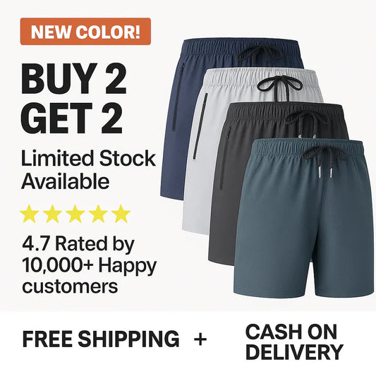 4 Stylish Shorts at the Price of 2 – Limited Time Steal Deal!